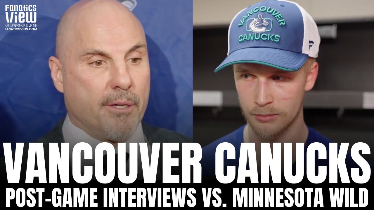 Rick Tocchet & Elias Pettersson Recap Canucks Road Trip, "Scrappy" OT Loss vs. Minnesota Wild