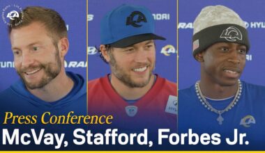 Sean McVay & Matthew Stafford Preview Bills Matchup; Emmanuel Forbes Jr. On Joining The Rams