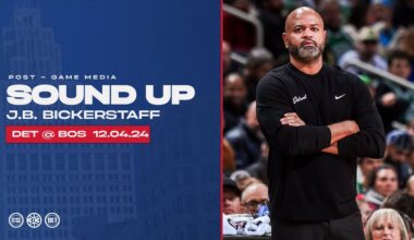 Post-Game Press Conference: J.B. Bickerstaff | Pistons @ Celtics | 12.04.24
