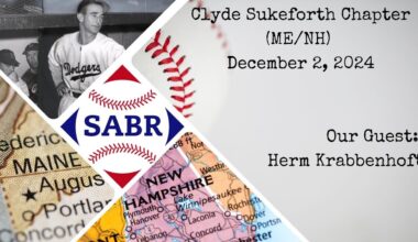 Clyde Sukeforth Chapter Meeting with Herm Krabbenhoft!