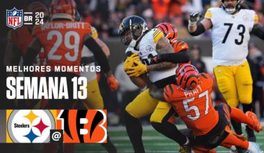 Pittsburgh Steelers vs. Cincinnati Bengals | Melhores Momentos | NFL 2024