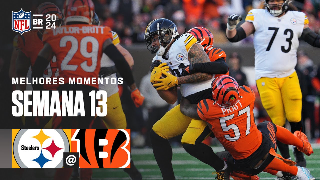 Pittsburgh Steelers vs. Cincinnati Bengals | Melhores Momentos | NFL 2024