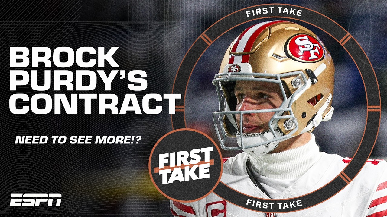 Do we need to see MORE from Brock Purdy before the 49ers pay him top-QB money ⁉️ | First Take