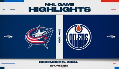 NHL Highlights | Oilers vs. Blue Jackets - December 5, 2024