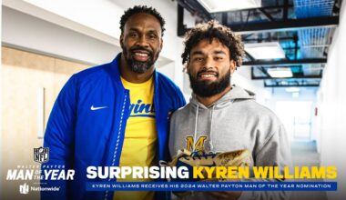 Kyren Williams Is The Rams’ 2024 Walter Payton Man Of The Year Nominee