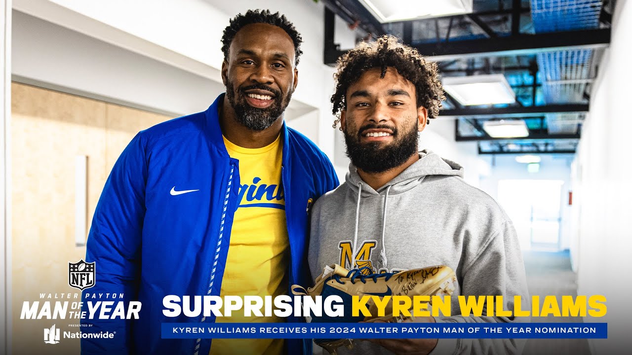 Kyren Williams Is The Rams’ 2024 Walter Payton Man Of The Year Nominee