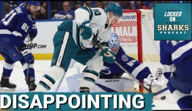 Disappointing Effort From San Jose Sharks In Their 8-1 Loss To The Tampa Bay Lightning