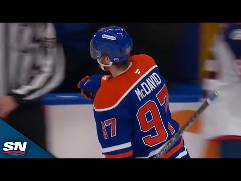 Oilers' Connor McDavid Dazzles With Stunning Setup on Zach Hyman's Goal