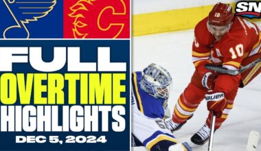St. Louis Blues at Calgary Flames | FULL Overtime Highlights - December 5, 2024