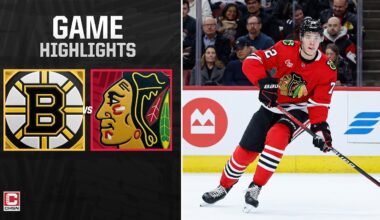 Boston Bruins vs Chicago Blackhawks   Game Highlights