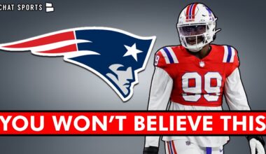 Patriots Fans Get SHOCKING News On Keion White…
