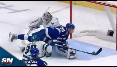 Lightning's Brandon Hagel Strikes Twice With Two Goals In 23 Seconds vs. Sharks