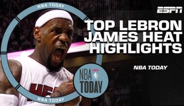 TOP HIGHLIGHTS from LeBron James on the Miami Heat 🔥 | ESPN Throwback