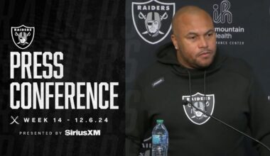 Coach Pierce Presser - 12.6.24 | Raiders | NFL