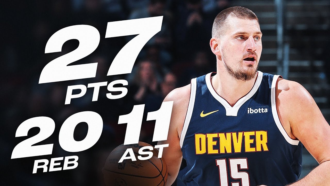 Nikola Jokić Passes Magic Johnson on the all-time triple-doubles list.😤| December 5, 2024