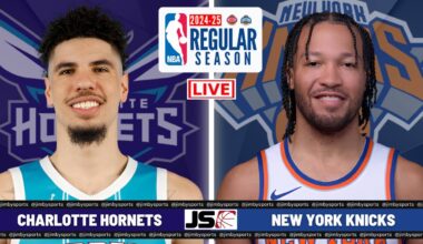 Charlotte Hornets vs New York Knicks | NBA LIVE TODAY 2024 Full Game Scoreboard