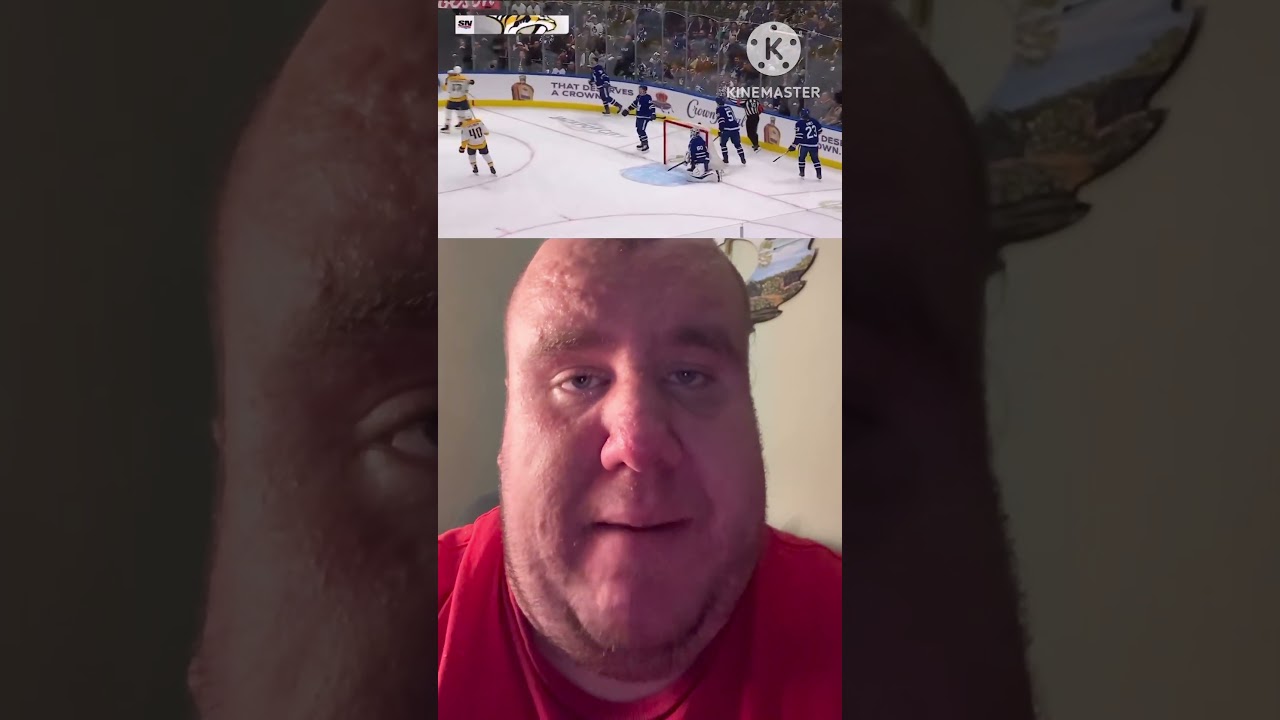 Weird bounce and in to start the game for the Nashville predators #nhl #nashvillepredators #shorts