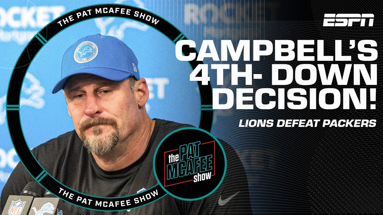 Pat McAfee reacts to Dan Campbell's RISKY 4th-down call vs. Packers! 👀 | The Pat McAfee Show