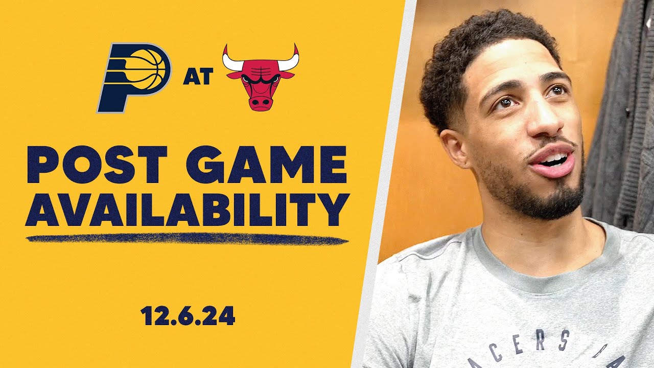 Indiana Pacers Postgame Media Availability at Chicago Bulls | December 6, 2024