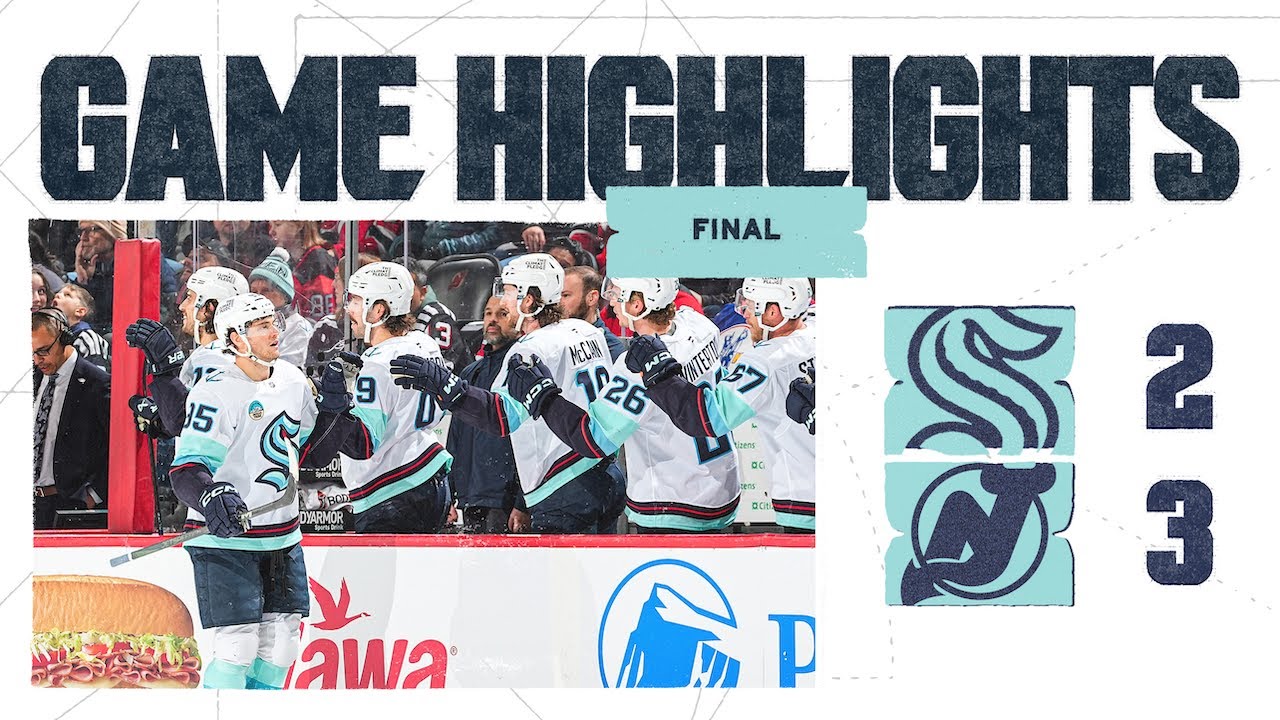 Seattle Kraken at New Jersey Devils | 12/06 Game Highlights