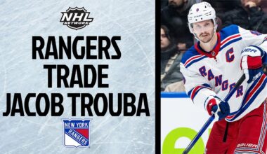 New York Rangers trade captain Jacob Trouba to Anaheim Ducks