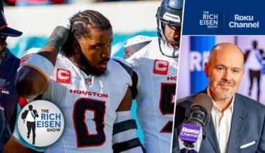 Was Azeez Al-Shaair’s 3-Game Suspension for Lawrence Late Hit Too Harsh? | The Rich Eisen Show