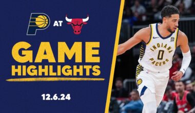 Indiana Pacers Highlights at Chicago Bulls | December 6, 2024