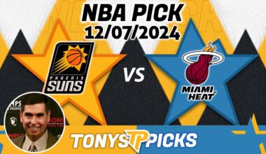 Phoenix Suns vs. Miami Heat Pick 12/7/24 NBA Pick to Wager