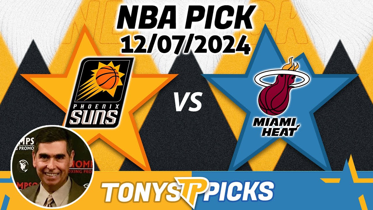 Phoenix Suns vs. Miami Heat Pick 12/7/24 NBA Pick to Wager