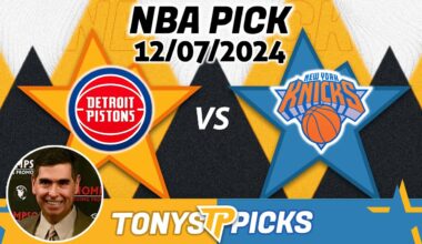 Detroit Pistons vs. New York Knicks Pick 12/7/24 NBA Spread Prediction