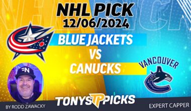 Columbus Blue Jackets vs Vancouver Canucks 12/6/24 NHL Pick Explained