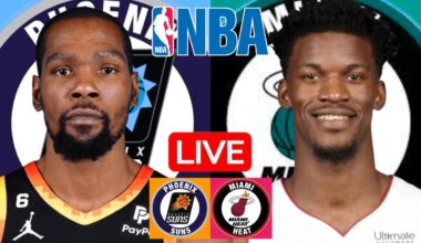 LIVE: PHOENIX SUNS vs MIAMI HEAT | NBA | PLAY BY PLAY | SCOREBOARD