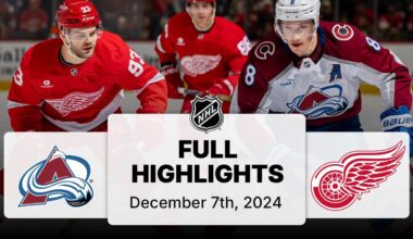 NHL Highlights | Avalanche vs. Red Wings | December 07, 2024