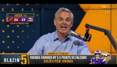 THE HERD | Colin Cowherd CONFIDENT Minnesota Vikings Will ROLL Atlanta | NFL