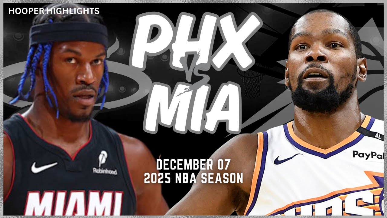 Phoenix Suns vs Miami Heat Full Game Highlights | Dec 7 | 2025 NBA Season