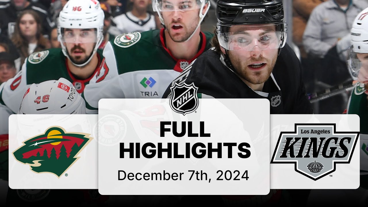 NHL Highlights | Wild vs. Kings | December 07, 2024