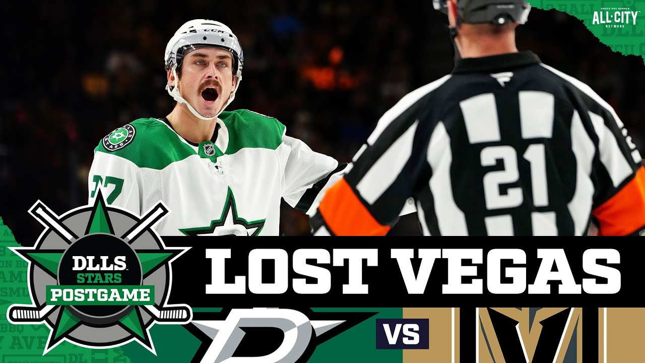 Dallas Stars lose second straight to Vegas Golden Knights | STARS POSTGAME
