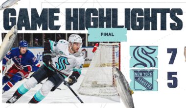 Seattle Kraken at New York Rangers | 12/08 Game Highlights