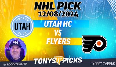 Utah Hockey Club vs Philadelphia Flyers 12/8/24 NHL Pick to Wager