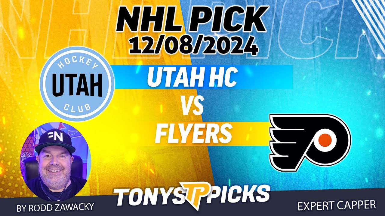 Utah Hockey Club vs Philadelphia Flyers 12/8/24 NHL Pick to Wager