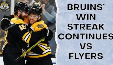 Bruins' Win Streak Continues vs Flyers | The Skate Pod, Ep. 378