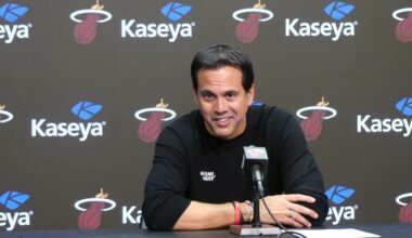 Erik Spoelstra Talks Miami Heat Win Over Cavs, Statement Win For Team? Tyler Herro and Dru Smith