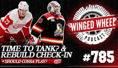 TIME TO TANK? RED WINGS SEASON CHECK-IN & COSSA'S CASE TO PLAY - Winged Wheel Podcast - Dec. 8, 2024