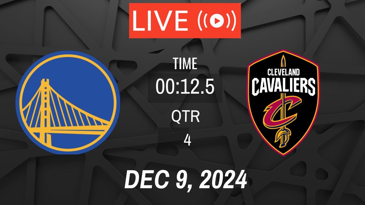 NBA LIVE! Cleveland Cavaliers vs Golden State Warriors I December 9, 2024 Warriors vs Cavs 2K Live