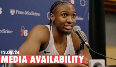 Philadelphia 76ers Postgame Media Availability | Tyrese Maxey | 12.08.24