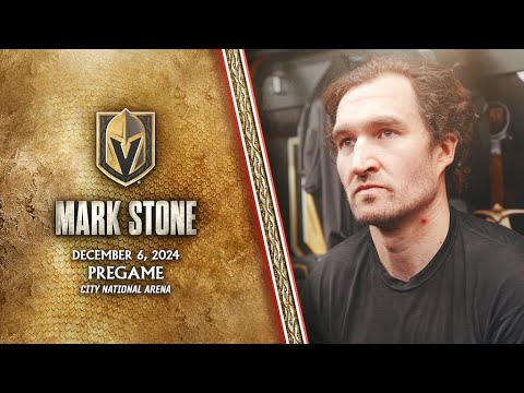 Mark Stone Pregame 12/6: It Feels Good To Be Back In The Lineup