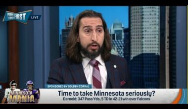 FIRST THINGS FIRST | Nick Wright RIPS Minnesota Vikings, Sam Darnold, NO CHANCE To Win Super Bowl