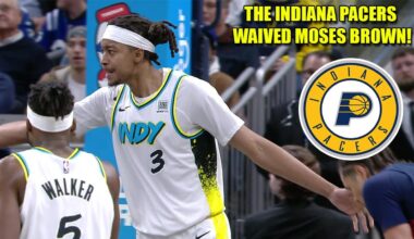 THE INDIANA PACERS HAVE WAIVED MOSES BROWN!