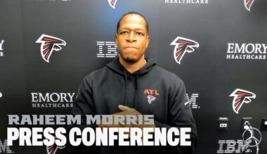 Raheem Morris speaks with media &  provides Atlanta Falcons updates | Press Conference