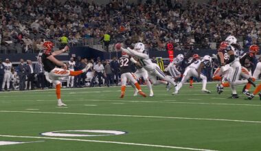 Punt-block gone wrong! Cowboys' block leads to Bengals' recovery at critical moment